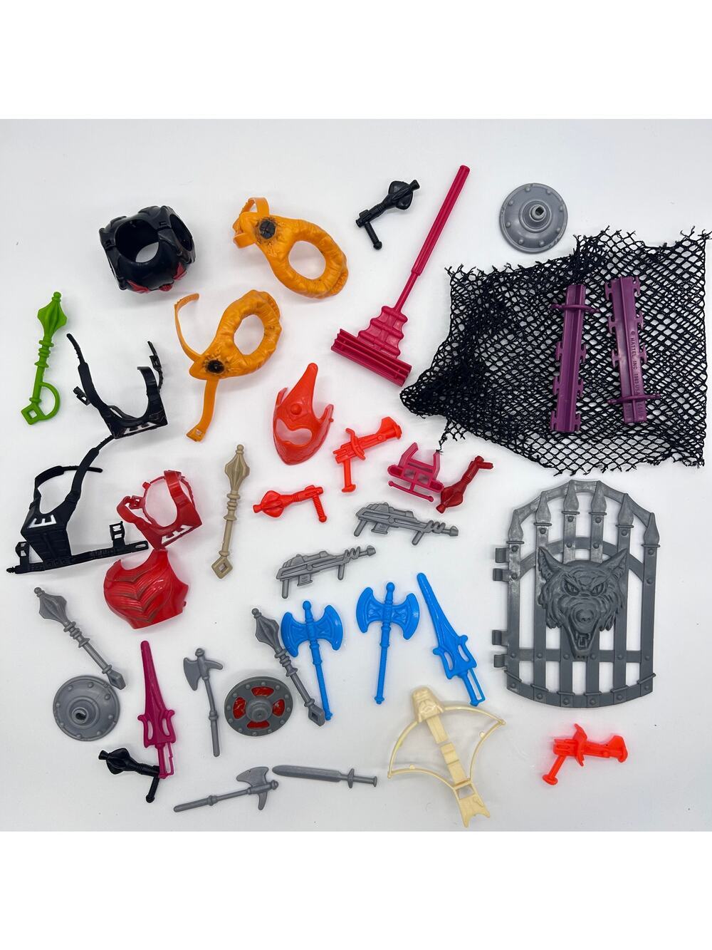 Vintage MOTU He-Man Weapons Accessories Lot Swords Masters of the Universe Toys